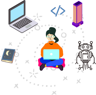 Woman Using Technology